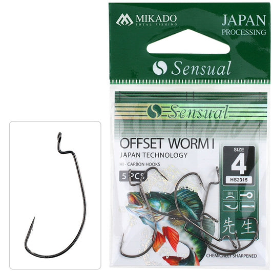 ANZUELOS MODELO SENSUAL OFFSET WORM 1